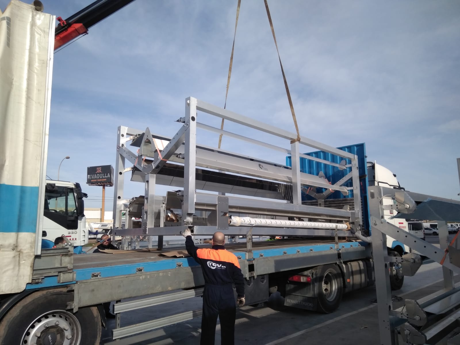 Colector fresnel calor solar modular